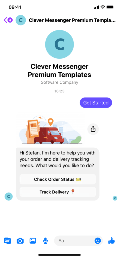 Chatbots for Businesses - Order And Delivery Tracking Chatbot