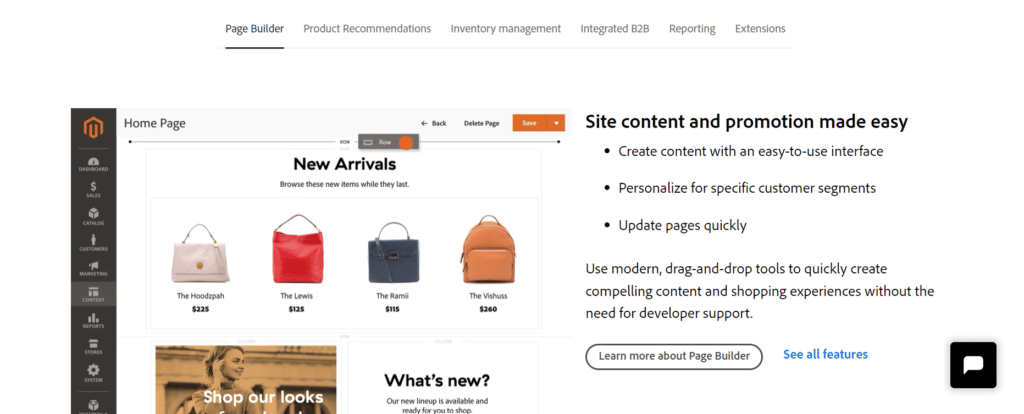 Magento Homepage