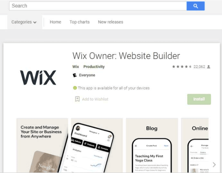 Wix Website Builder