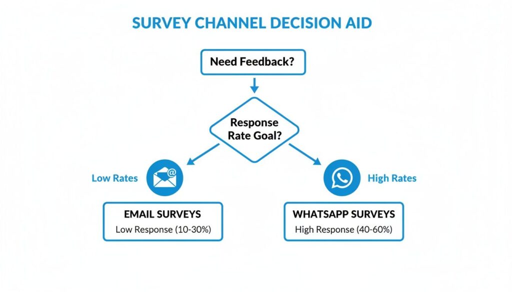 WhatsApp Survey Channels