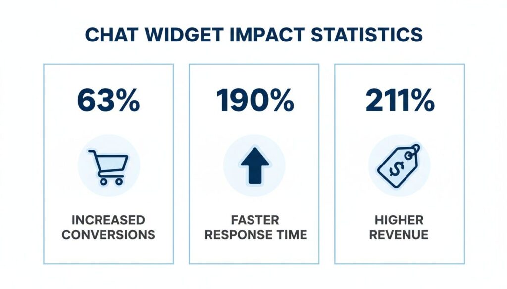 Chat Widget Statistics
