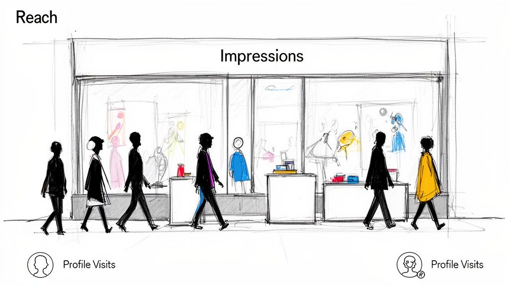 Instagram Insights Marketing Funnel
