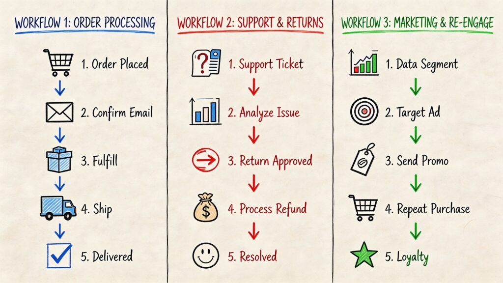 E-commerce Automation Tools Business Workflows
