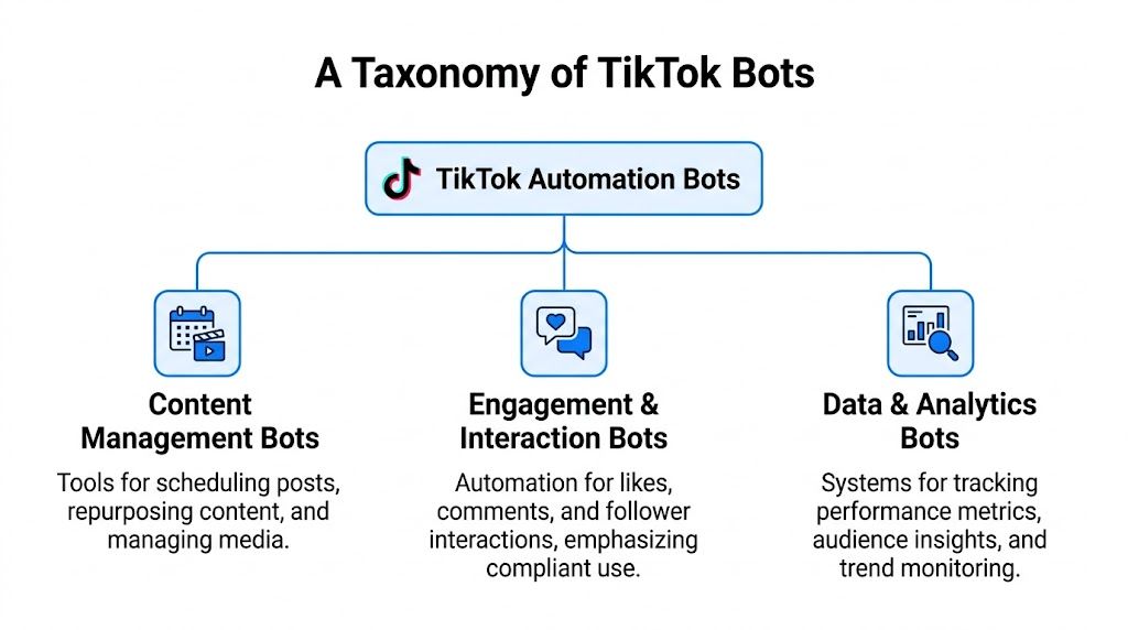 TikTok Automation Bot Taxonomy