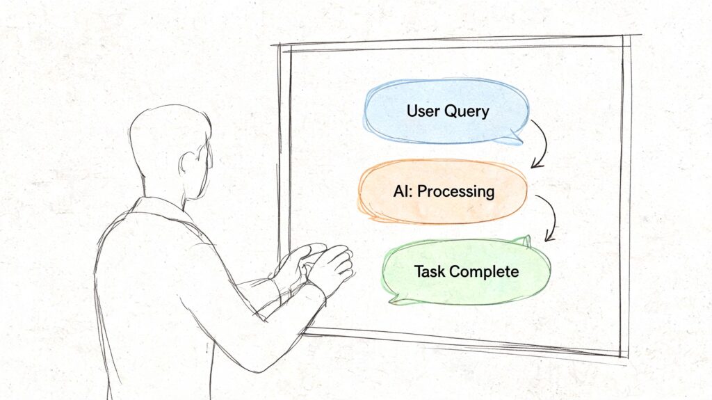 AI Agent for Small Business Workflow Diagram