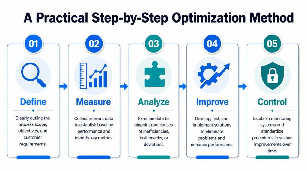 Business Process Optimization Process Diagram