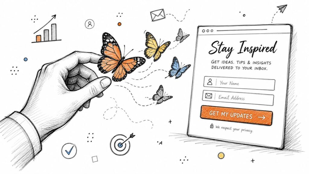 Lead Generation for Smal Business Newsletter Signup