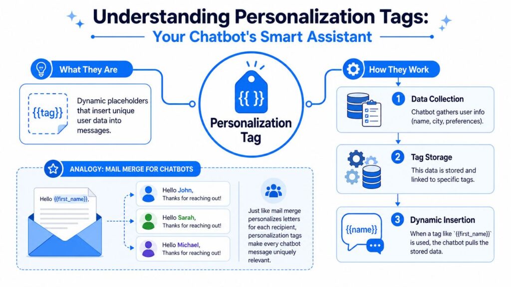 Personalization Tags Chatbot Functionality