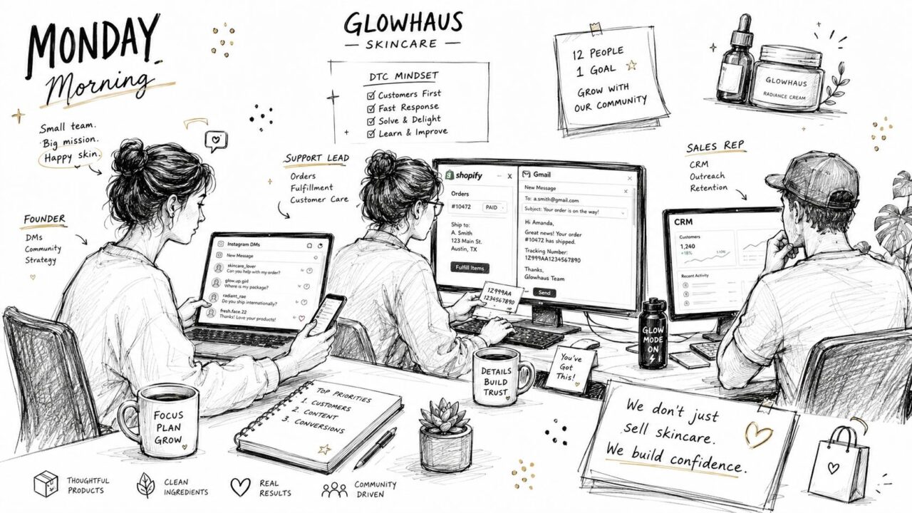 AI Agents Workflow Skincare Team