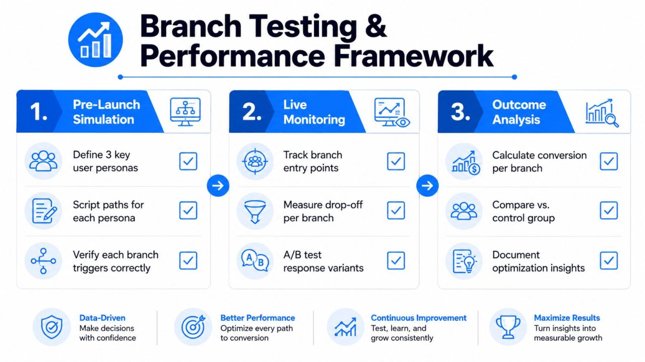 Conditional Branching Performance Framework