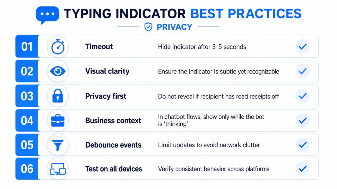 Typing Indicators Best Practices