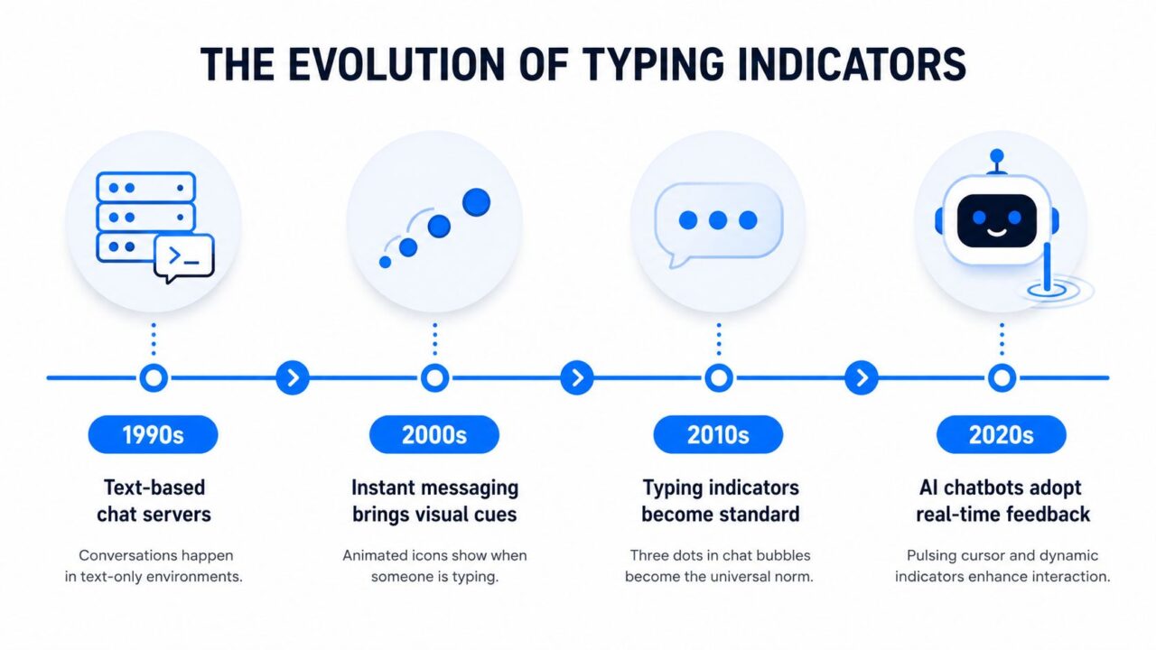 Typing Indicators Evolution Timeline