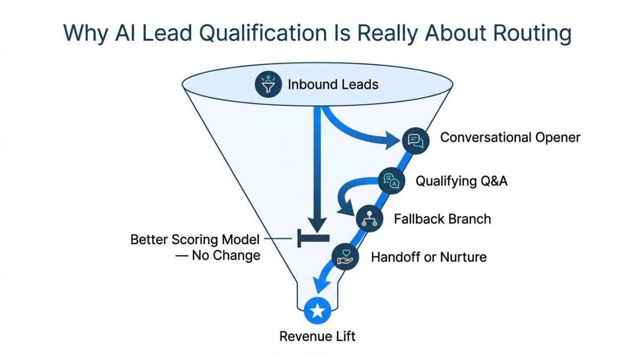 AI Lead Qualification Routing Funnel