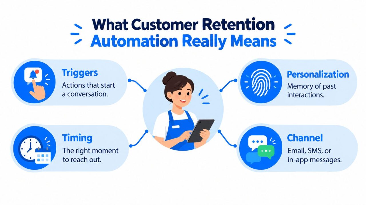 Customer Retention Automation Infographic