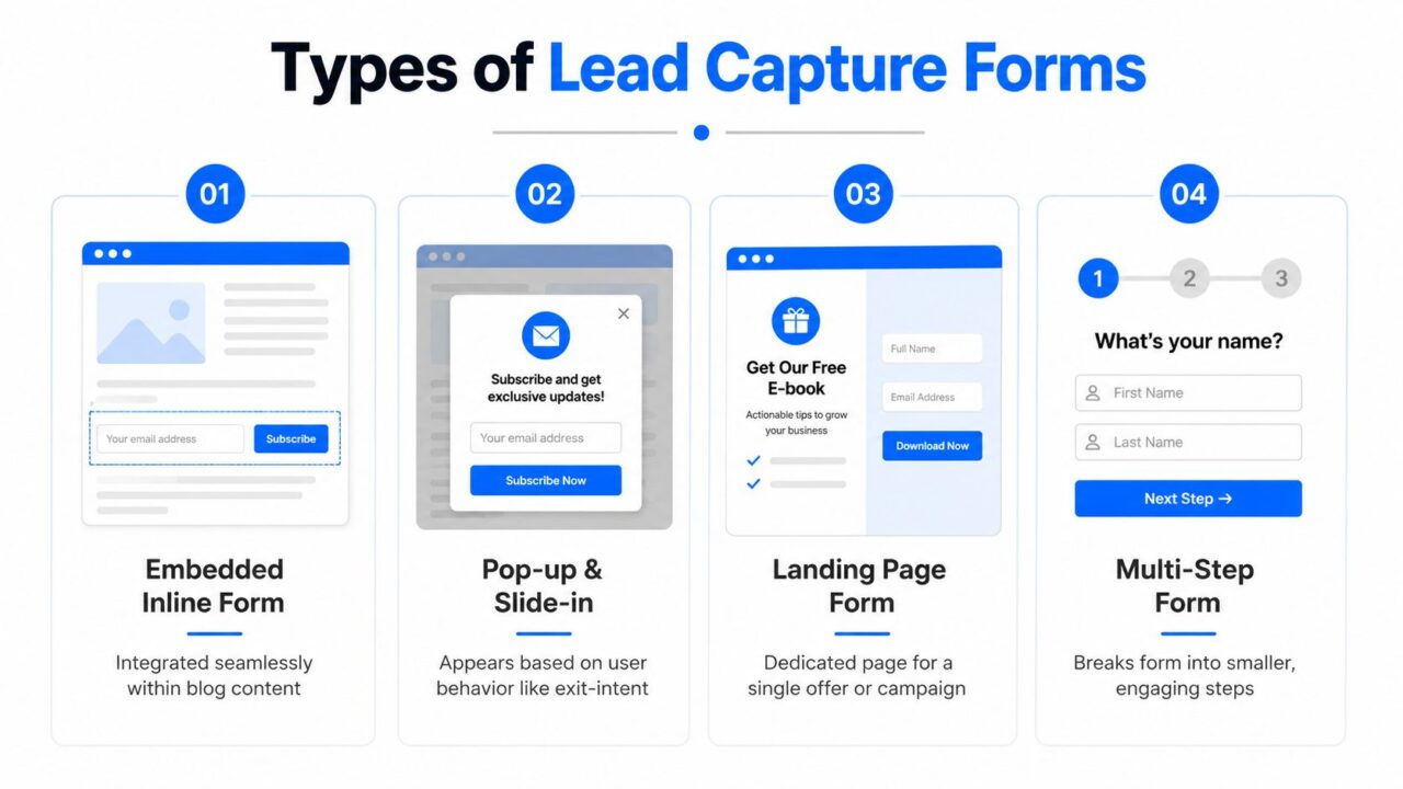 Lead Capture Types