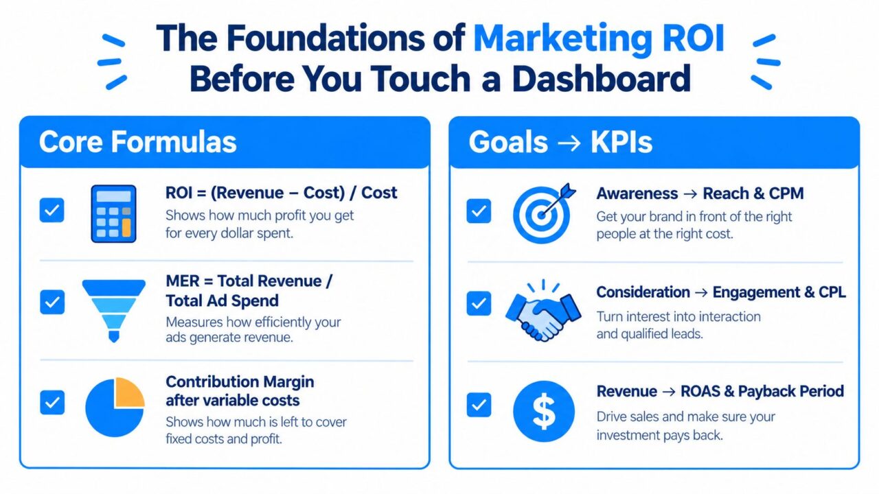 Measuring Marketing ROI Formulas