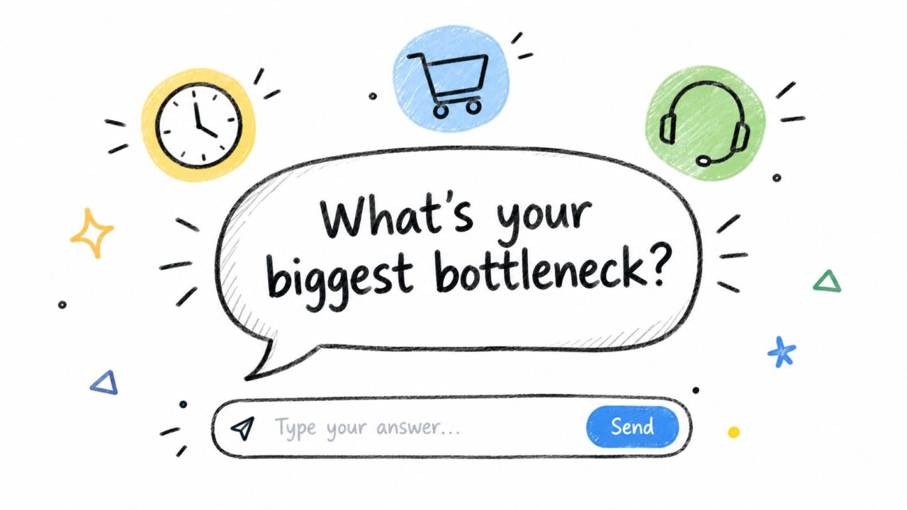 Website Welcome Messages Bottleneck Question